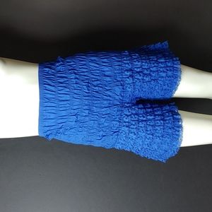 NWOT Malco Modes Pettipants Jamie N-21 XL Lace Blue Shorts